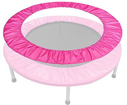 APJJ Trampolin Randabdeckung 81-152cm, Indoor Erwachsene Fitness Umrandung, Wasserdichtes Oxford-Tuch ZubehöR Ersatzteile, Rosa, 36in 91cm