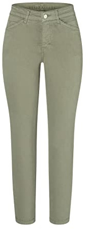 Mac - Damen 5-Pocket Jeans, Dream CHIC (5471-00-0355L), Größe:W36, Länge:L27, Farbe:Light Army Green PPT (644R)