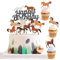 Pferde Tortendeko Kuchendeckel Picks Geburtstag Kuchen Deko Cupcake Topper Tiere Muffin Deko Torte Kindergeburtstag Tortenaufleger für Pferdesport Themen Geburtstagsfeier