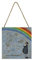 Pyramid International Sam Toft Artwork (Never Forgotten Design) 20 cm x 20 cm x 3 cm Holzblock mit Schnur zum Aufhängen – Offizielles Merchandise ​