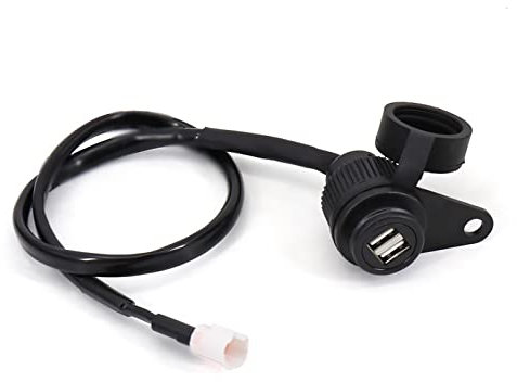 Adaptateur Prise Prise Chargeur USB Double Moto pour Yamaha pour Tracer 900 GT pour Tracer 700 Support Navigation pour Pare-Brise Moto