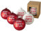 XL Weihnachtskugel - nr43 - Liebste OMA der Welt - 8cm Glas Christbaumkugel mit Schleife Weihnachtskugeln Christbaumschmuck Kugel Hänger Glaskugel Großmutter Geschenk…