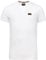 PME Legend Herren Rundhals T-Shirt Cold DYE Regular Fit Schwarz Weiss Grün Blau, Größe:L, Farbe:Bright White 7003