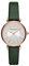 Emporio Armani Uhr für Damen , Zweizeiger Uhrwerk, 32MM Rose Gold Edelstahlgehäuse mit einem Lederarmband, AR11517
