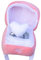 PW TOOLS Kreative Ringbox Plüschtier Liebesring Spielzeug, Gefüllter Paar Überraschungs Geschenkbox für Vorschläge, Erinnerung, Hochzeitstag, Valentinstagsgeschenk, Pink
