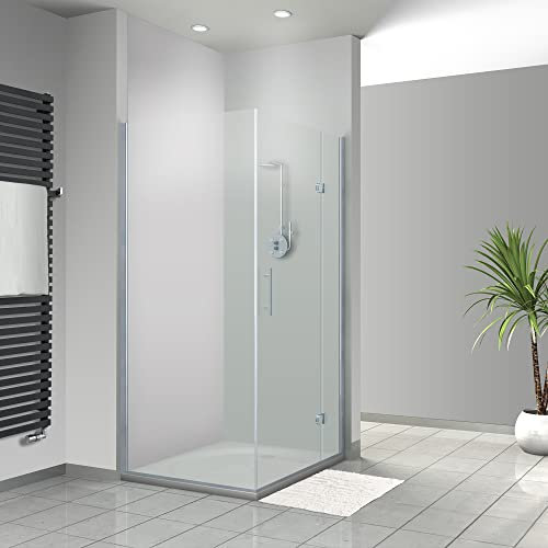 WANDFREUDE individuelle Duschrückwand Aluverbundplatte auf Maß (1 Stück - Hellgrau - Premium Matt Lack) – Dusche Wandverkleidung Duschwandverkleidung Duschrückwände