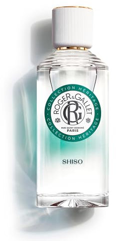 Roger&Gallet - Eau Parfumée Bienfaisante Shiso 100ml - Petitgrain Shiso Santal - 91% d'ingrédients d'origine naturelle