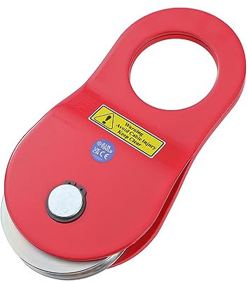 AIM Tools Riemenscheibe Seilrolle Umlenkrolle 10 Tonnen für Seile bis 16mm Durchmesser Heavy Duty Snatch Block für Rettungsheben und zur Anhängerkupplung Riemenscheiben