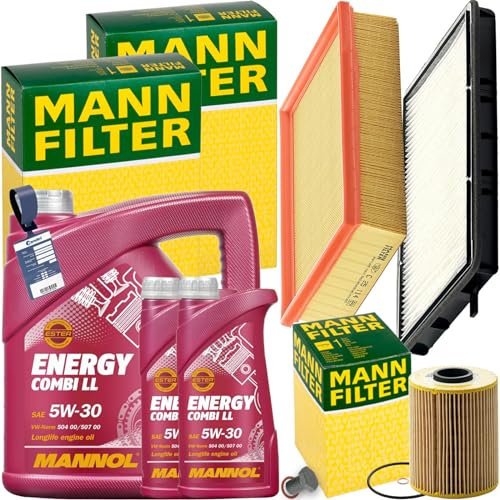 Inspektionspaket + 7L 5W-30 Motoröl passend für 3er E36 320-328i