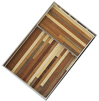 GRFIT Tablett Kreatives Aufbewahrungstablett im minimalistischen Stil, Lebensmittel- und Getränketablett, Foto-Requisiten-Tablett, handgefertigtes Holztablett Servier Tablett