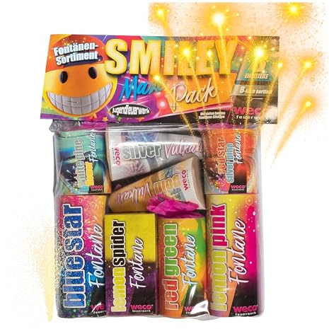 TK Gruppe Timo Klingler 5X XXL Set 8 Teile Smiley Set - für Partys & Silvester für Jugendlichen & Kinder 2024