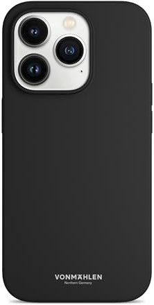 VONMÄHLEN Soft Silicone Case Kompatibel mit iPhone 14 Pro Max & MagSafe - Weiche Silikonhandyhülle aus recycelten Materialien - Handyhülle mit Mikrofaserfutter und Kamera-Displayschutz