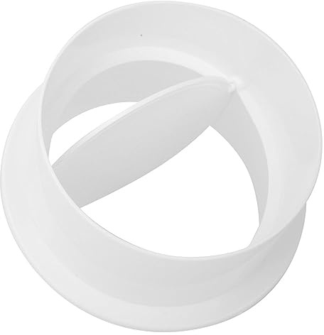 4 Inch Backdraft Damper ABS Plastic Inline Extractor Fan Vent Back Draught Shutter, Suitable for 4in Pipelines, Designed for Anti Back Draught