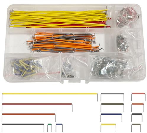 350 Pcs Jumper Wire Assorted Kit, Breadboard Flexible Jumper Wire Cable, 14 Lengths board jumper Wire Male to Male for Breadboard Prototyping (350Pcs)