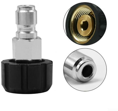 Zuverlässiger Hochdruckreiniger-Schlauchadapter, M22, 14 mm, 15 mm, Drehgelenk auf 3/8-Zoll-Schnellkupplung (M22, 15 mm auf 3-8 Zoll)