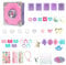 Magic Jewelry Maker, Kit de Fabrication de Bijoux pour Enfant, Machine à Autocollants de Livre Magique Créatif, Kit de Fabrication de Bracelets Amitié 2024, pour Porte-Clés, Pendentifs & Filles