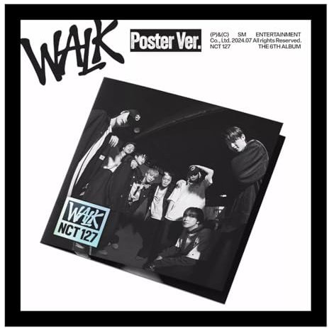 NCT 127 WALK The 6th Album (POSTER Ver. +GIFT) K-POP SEALED