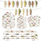 Fishing Party Supplies Set, Fishing Themed Tableware include Plates Napkin Tablecloth Banner for Fishing Themed Birthday Party Decorations