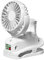 Jlobnyiun Ventilador portátil pequeño con pulverizador, ventilador de agua con pantalla digital, ventilador de mesa de escritorio para viajes, trabajo, hogar, camping