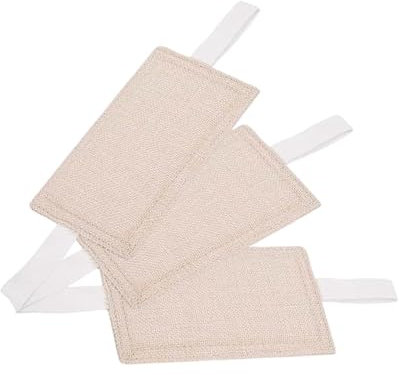 Huipalon Lot de 3 silencieux de porte, anti-claquement de porte avec bandes élastiques, silencieux en tissu épais, butée de porte pour chambre à coucher, chambre d'enfant, chambre de personnes âgées