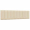 vidaXL Kopfteil-Kissen Hanko Creme 180 cm Stoff, Kopfteilkissen, Kopfkissen, Lesekissen, Kopfteilpolster, Rückenkissen, Kissen-Kopfteil, Kopfteil Polster