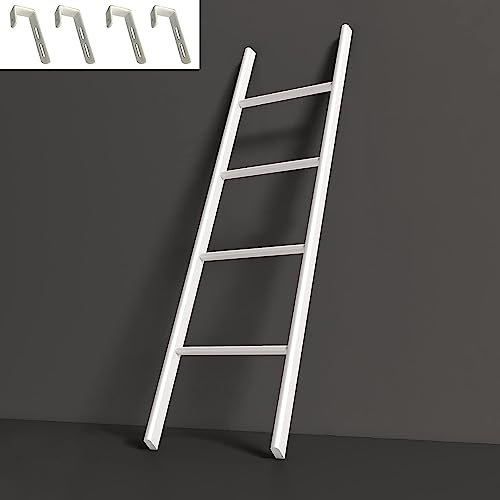 SZITW Échelle Suspendue en métal pour Camping-Car, échelle de lit Mezzanine réglable pour dortoir, échelle Droite intérieure pour Chambre d'enfant avec matériel de Montage, Facile à Installer