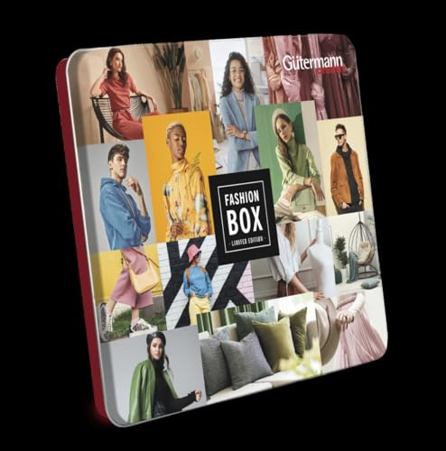 Gütermann Allesnäher Fashion-Box 20 x 100 m Nähgarn-Set 1 Stück Gelb/Rot/Blau
