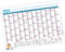 itenga XXL Premium Jahresplaner 2025 Wandkalender DIN A0 (118,9x84,1cm) 250g/m² gerollt stabil blau