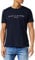 Tommy Hilfiger T-Shirt Homme Manches Courtes Core Tommy Logo Encolure Ronde, Bleu (Sky Captain), XXL