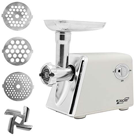 Hanchen Electric Meat Grinder Grinder Commercial Meat Mill 1500W Meat/Vegetable Mincer with 3 Grinding Plates