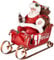 Kurt Adler CC5202 Weihnachtsmann, Mehrfarbig, Mehrfarbig