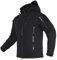 TACVASEN Herren Wandern Übergangsjacke Soft Shell Jacke Herrenjacke Outdoor Winter Thermo Jacket (S, Schwarz)