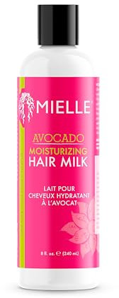 Mielle Avocado Moisturising Leave-In Hair Milk, For All Hair Types, Organic, 227 ml (Pack of 1)