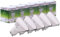 Jandei - Pack de 5 Bombillas LED GU10 de 7W (equivalente a 50W), Color Blanco Cálido 3000K, 650 Lúmenes, Bombillas de bajo consumo, no regulables, para hogar, oficina, tienda.