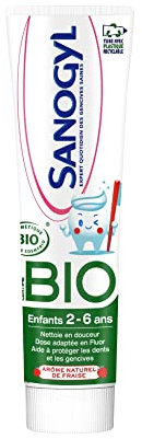 Sanogyl Dentifrice Enfants 2 - 6 Ans Fraise Bio 50 ml