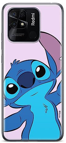 Ert Group custodia per cellulare per Xiaomi REDMI 10C originale e con licenza ufficiale Disney, modello Stitch 018 adattato in modo ottimale alla forma dello smartphone, custodia in TPU