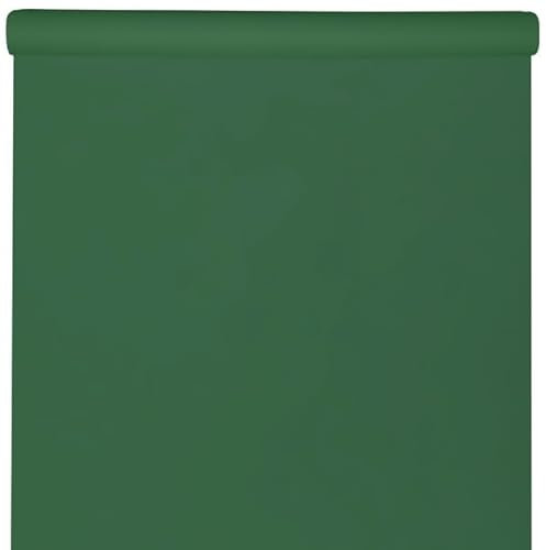 Santex mariage Nappe Rouleau Harmony intissé Opaque 10m, Vert foncé