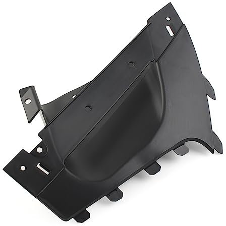 FSFY Black Bumper Inserts Cover, Air Vent Bumper Brake Caliper Cooling Duct Support Bracket Part ABS Trim Cover Compatible for Range Rover Velar 2017-2022, LR095013, LR095012, Right