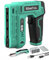KingTool Electric Staple Gun, 3.7V Cordless 2-in-1 Stapler Nail Gun, 2.0Ah Battery Powered Cordless Staple Gun, 5000pcs Staples & Nails, Staple Remover, Fast Charger for Upholstery, Crafts, DIY, Wood