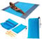 KADAX Picknickdecke, 200x210cm Outdoor Stranddecke aus Polyester, wasserdichte Decke mit Heringen und Karabinerhaken, Campingdecke Ideal für Wandern (200x210cm)