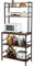 COSTWAY Estantería de Cocina, Soporte Microondas de 5 Nivlel, Mueble Auxiliar Cocina Sala Baño Balcón, 80 x 40 x 170 cm, Estilo Industrial
