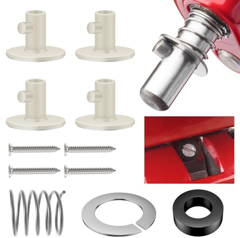 Karbay Quick Install Spring and Washer & Tilt Head Mixers Attachments & Stand Mixer Attachment Holders Kit for KitchenAid Mixers, Rubber Plug Solves Bouncing Problem