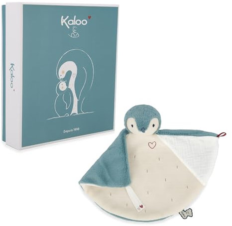 Kaloo – Complices – Grünes Pinguin-Kuscheltuch- Absorbiert Gerüche - 23 cm - Ab Geburt, K212009