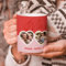 Transparent Gift Taza Personalizada con Fotos y Nombres Corazones. Tazas Originales para Regalar en Día de la Madre. Regalos Personalizados con Foto. Regalos Originales para Mujer. Regalos para Madres