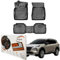 Trimak Passgenau 3D Fussmatten kompatibel mit Nissan X-Trail 4.Gen T33 ab 2021 Auto Zubehör 1. Und 2. Reihe Gummimatten Autos TPE Allwetter Geruchlos rutschfest Vorne und Hinten Schwartz