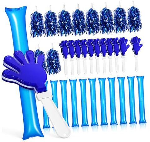 OFFSCH 1 Set Aufblasbarer Stab Cheerleading Set Jubelartikel Sporttreffen Requisite Sportveranstaltung Partygeschenke Jubel Krachmacher Cheerleading Pomps Jubel Zubehör