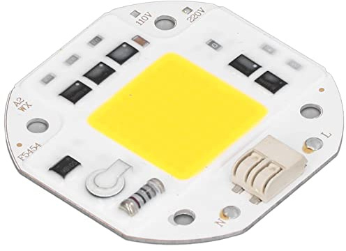 Qcwwy Chip LED per Lampada COB Ad Alta luminosità per Lampada Fai-da-te Proiettore Illuminazione Interna 220V (100W Bianco caldo 3000k‑4500k)