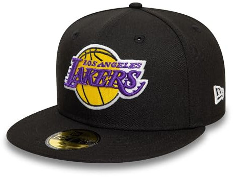 New Era Los Angeles Lakers NBA Essential Schwarz 59Fifty Basecap - 7-14