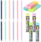 20 Pièces Porte-mine Ergonomique, 0.5/0.7mm Coffret de Porte Mines Pastel, Poignée Triangulaire Colorée Set de Crayons Mécaniques, Set de Crayons Automatiques pour Dessiner Écrire des Croquis