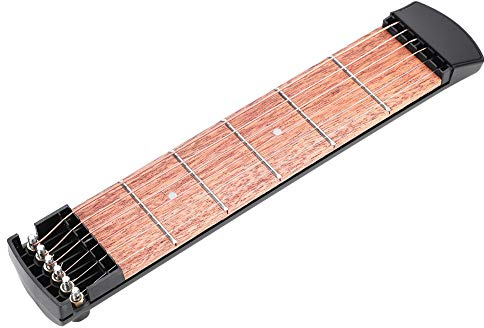 Chitarra Tascabile a 6 Tasti, Tastiera Portatile a 6 Corde con Custodia per Allenamento Pratico per Principianti